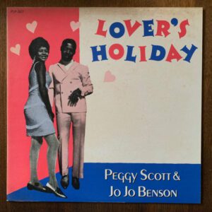 Vinilo Peggy Scott & Jo Jo Benson -  Lover's Holiday (1ª Ed. Japón, 1986)