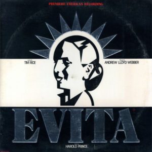 Vinilo Evita - Andrew Lloyd Webber And  Tim Rice (1ª Ed. Japón, 1982)