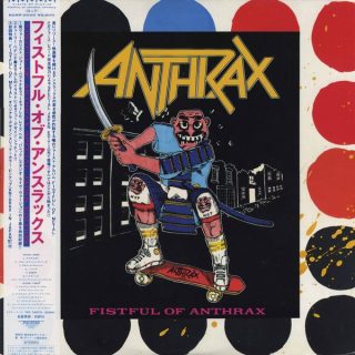 Vinilo Anthrax -  Fistful Of Anthrax (Ed. Japón, 1987)