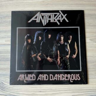 Vinilo Anthrax - Armed And Dangerous (1ª  Ed. EE.UU., 1985)