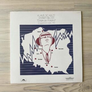 Vinilo Klaus Schulze & Rainer Bloss -  Dziękuję Poland (Enregistré En Public 1983) (1ª Ed. Francia, 1983)