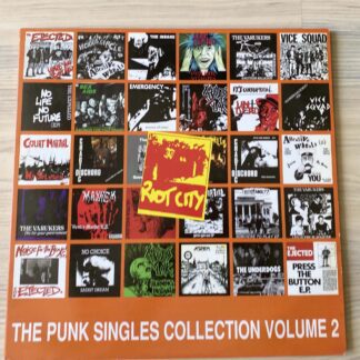 Vinilo Riot City Punk Singles Collection Volume 2 - Varios artistas (1ª Ed. UK, 1996)