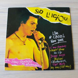 Vinilo Sid Vicious - Live At CBGB's New York (1ª Ed. 1986, Bélgica)
